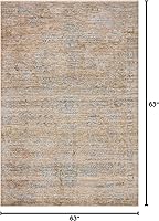 Vista 105 de Loloi Jean Stoffer Katherine Collection KES-02 Ocean/Coral 2'-7'' x 10'-0'', .25" Pile Height, Runner Rug