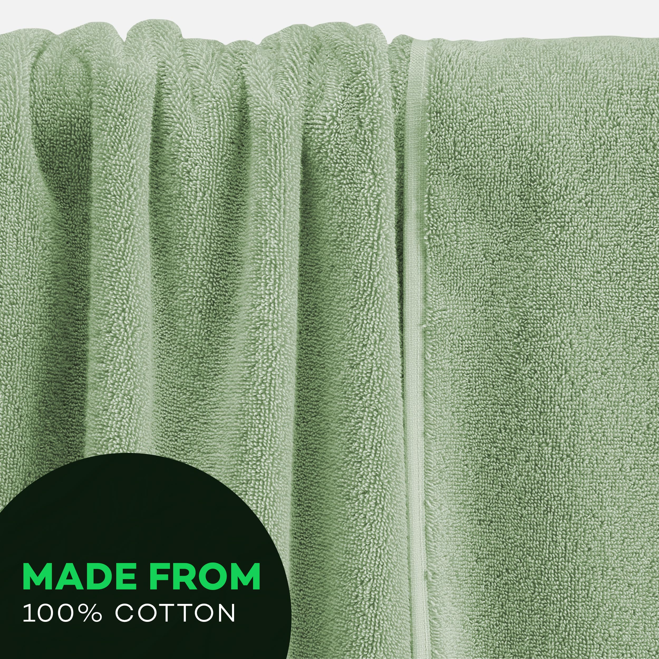 Olivia Rocco Monaco 10 Piece Bathroom Towels Bale Set, Premium Quality Water Absorbent Towel, 4 Face 4 Hand 2 Bath Towel - Image 4