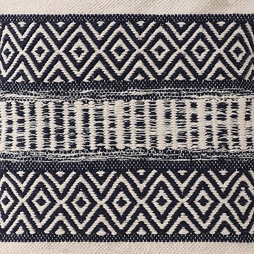 Miniatura 77 de REDEARTH · Puf otomano sin rellenos, con textura, cubo de almacenamiento, puf, reposapiés para sala de estar, dormitorio, guardería, habitación de