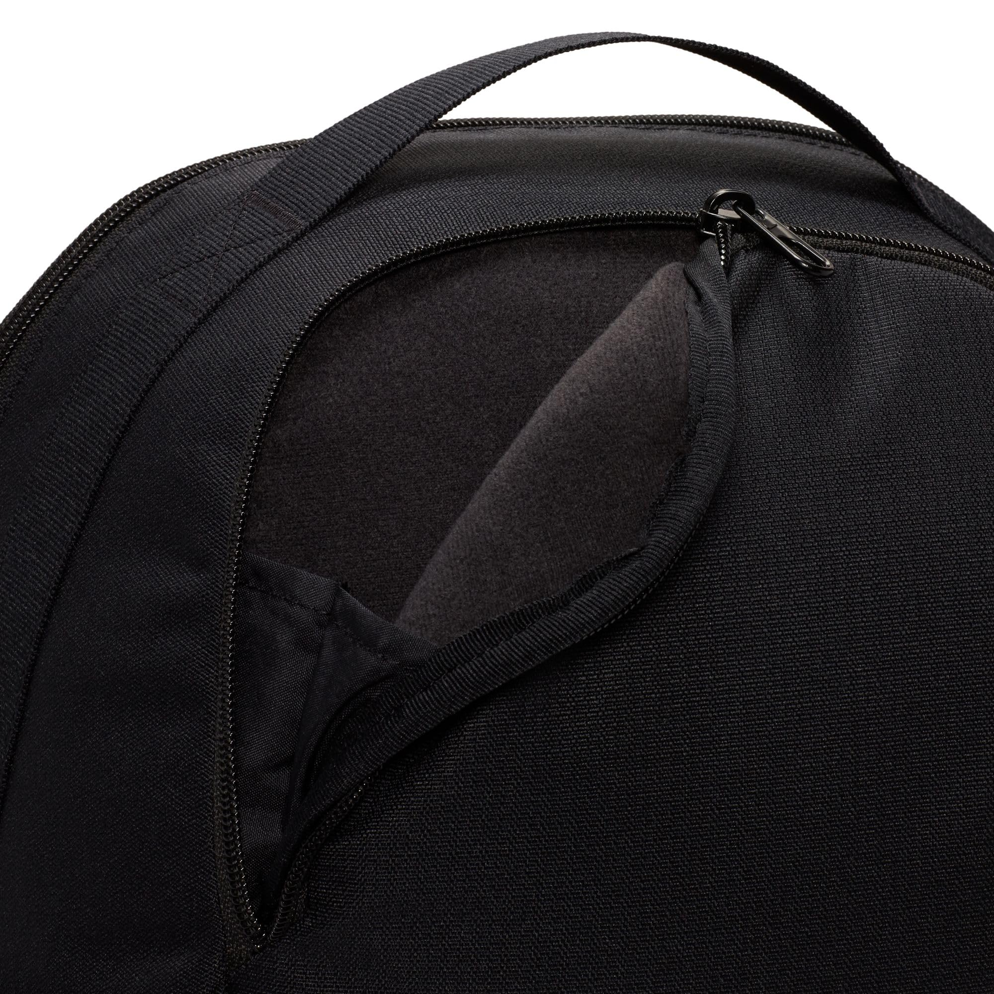 Nike Brasilia, Sac à Dos Mixte Enfant, Black/Black/White, Taille Unique