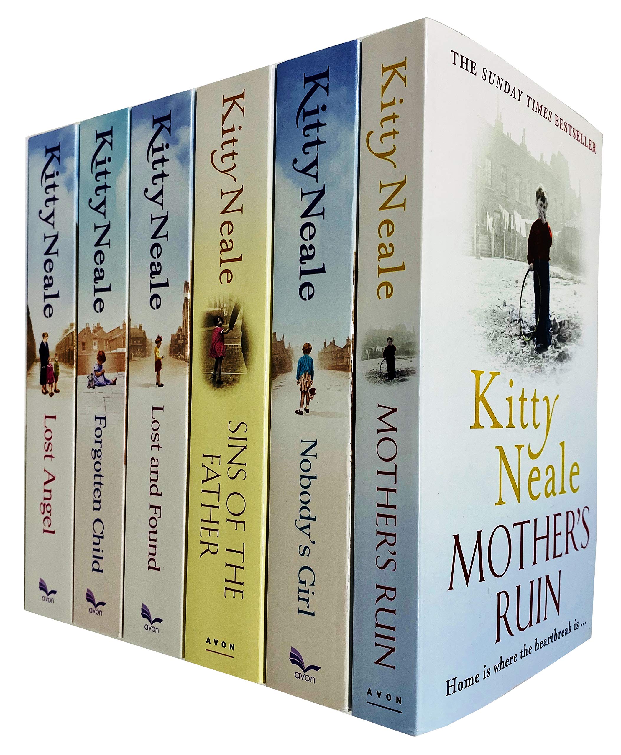 Kitty Neale Collection 5 Books Set (Mother’s Ruin, Nobody’s Girl, Sins of the Father, Forgotten Child, Lost Angel)