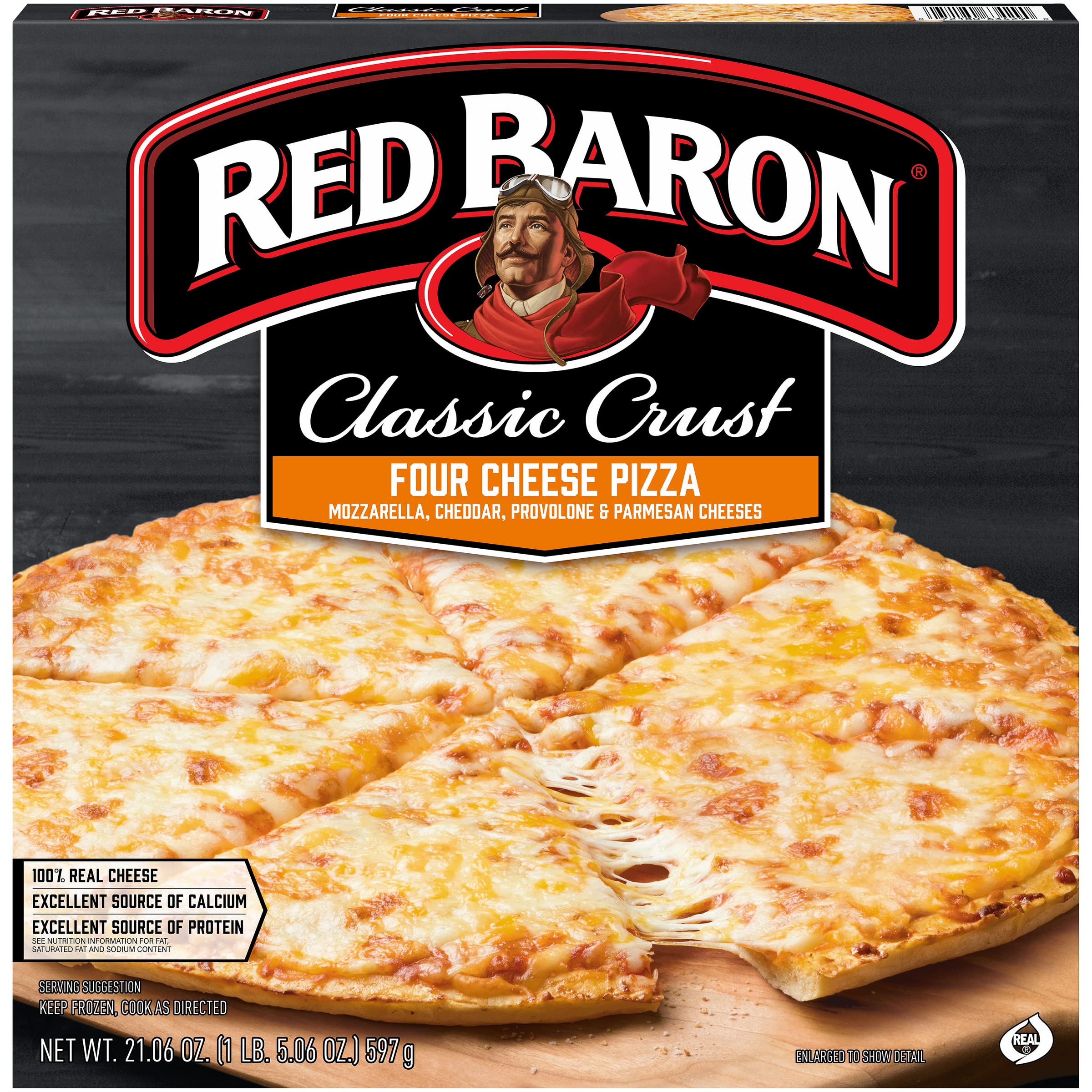 Red Baron Classic Four Cheese Pizza Frozen 21 06 Oz