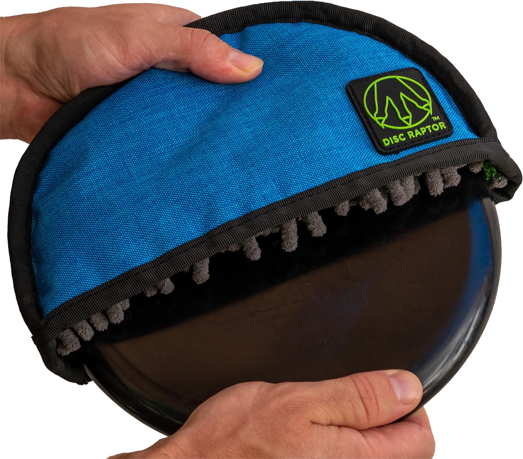 The Original Disc Golf Cleaning Tool with Microfiber & Turf | Flying Disc Golf Towel Accessories & Equipment | Patented Design