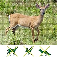 Vista 2 de Deer Fence Netting, 7 x 100 Feet Anti Bird Deer Protection Net Reusable Protective Garden Netting for Plants Fruit Trees Vegetables Against Birds