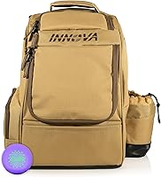 Innova Adventure Pack Disc Golf Backpack - Holds 25 Discs, Upgraded Pockets, Padded Comfort - Includes Mini Marker
