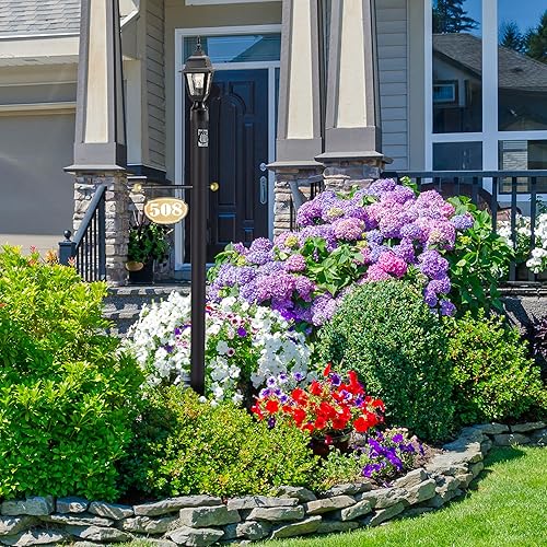 Vista 32 de Design House 502211 Base de pilar de linterna exteriores, color negra