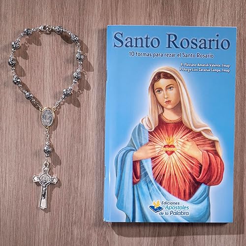 Miniatura 5 de KIWIJOY Santo Rosario - 10 formas de rezar el Santo Rosario y Decenario de Metal