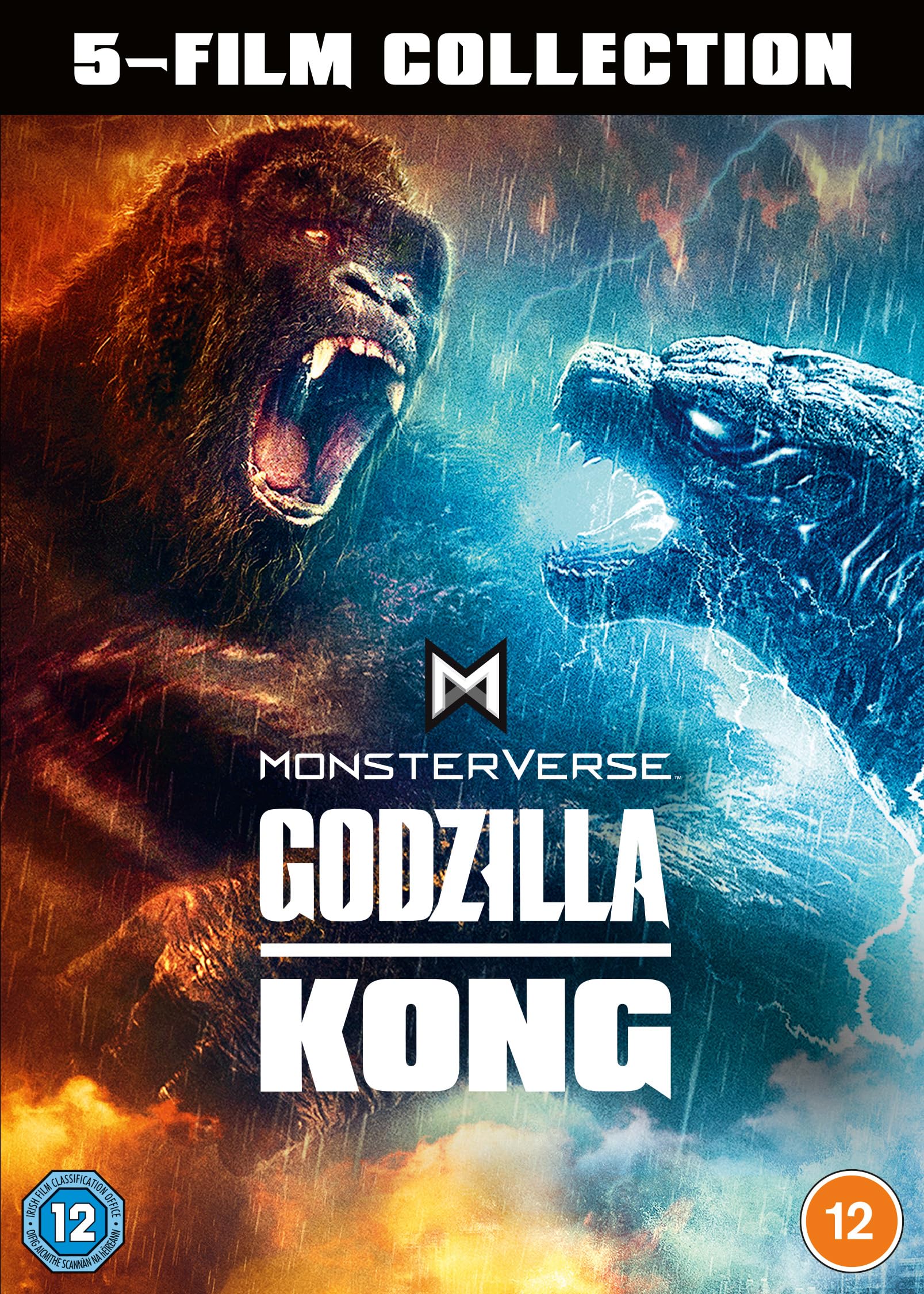Monsterverse - Godzilla King Kong 5-Film Collection [DVD] [2014-2024]