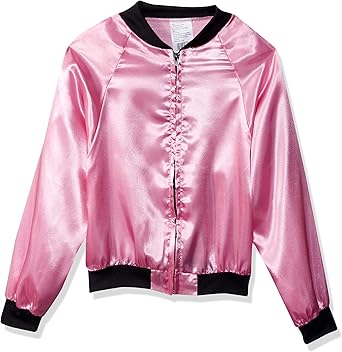 pink silk jacket