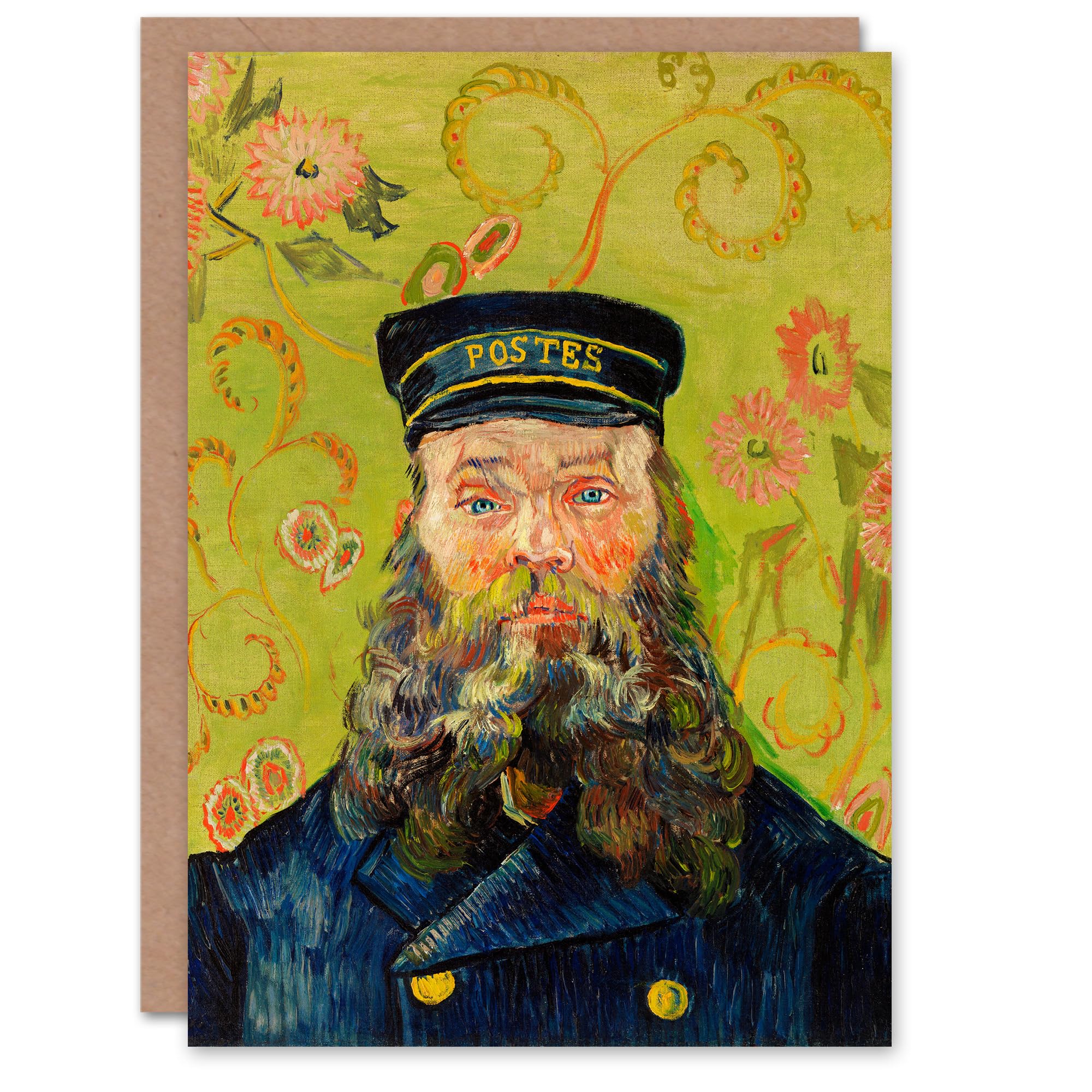 Artery8 Vincent van Gogh Art Card The Postman Joseph Roulin