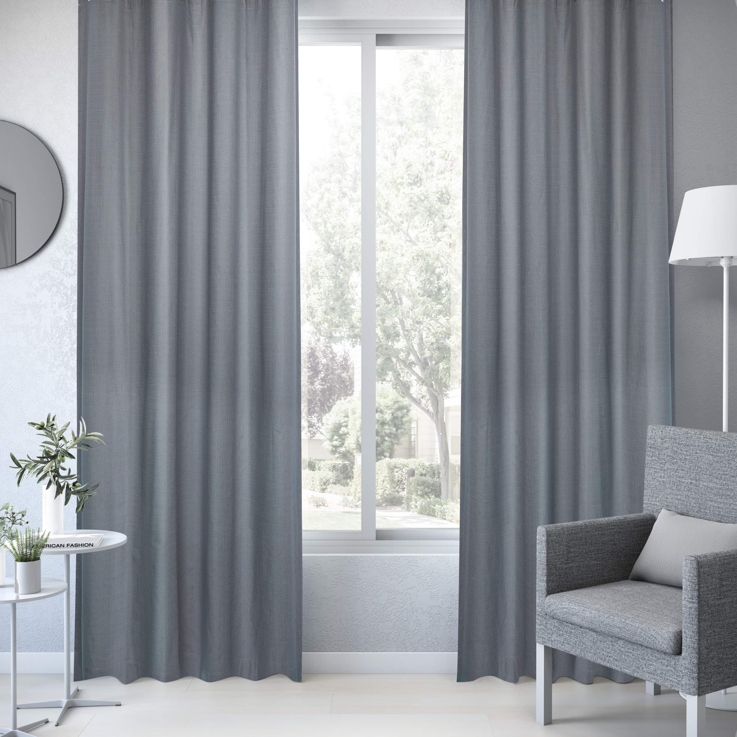 Tenda Termica, Oscurante, Grigio, 140 X 260 Cm
