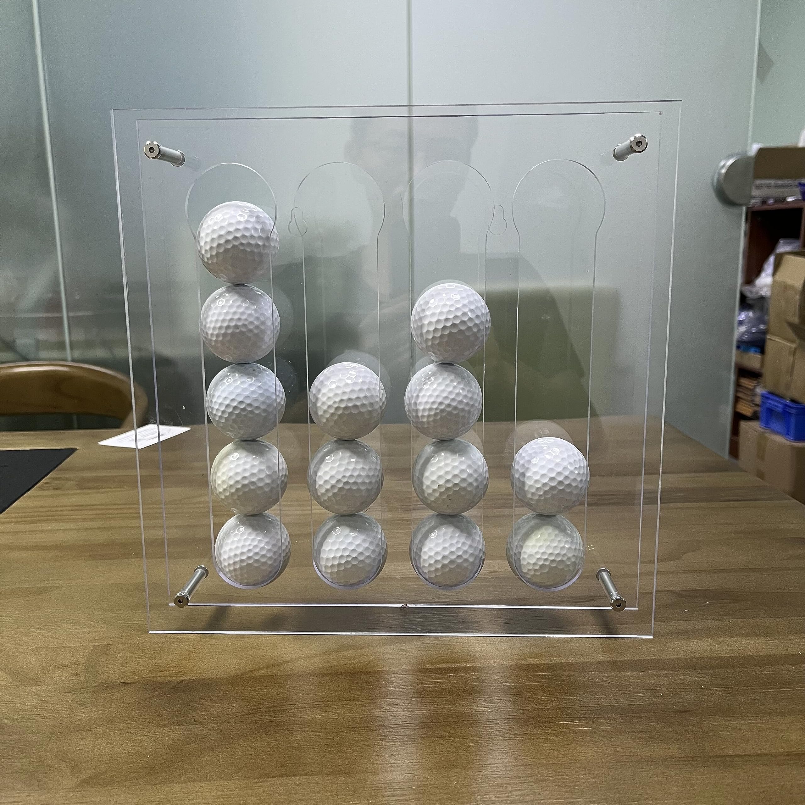 Support De Présentation En Acrylique Transparent Pour Balles - Idéal Golf, Tennis, Football, Basket, 6.5 X 1.5 Cm