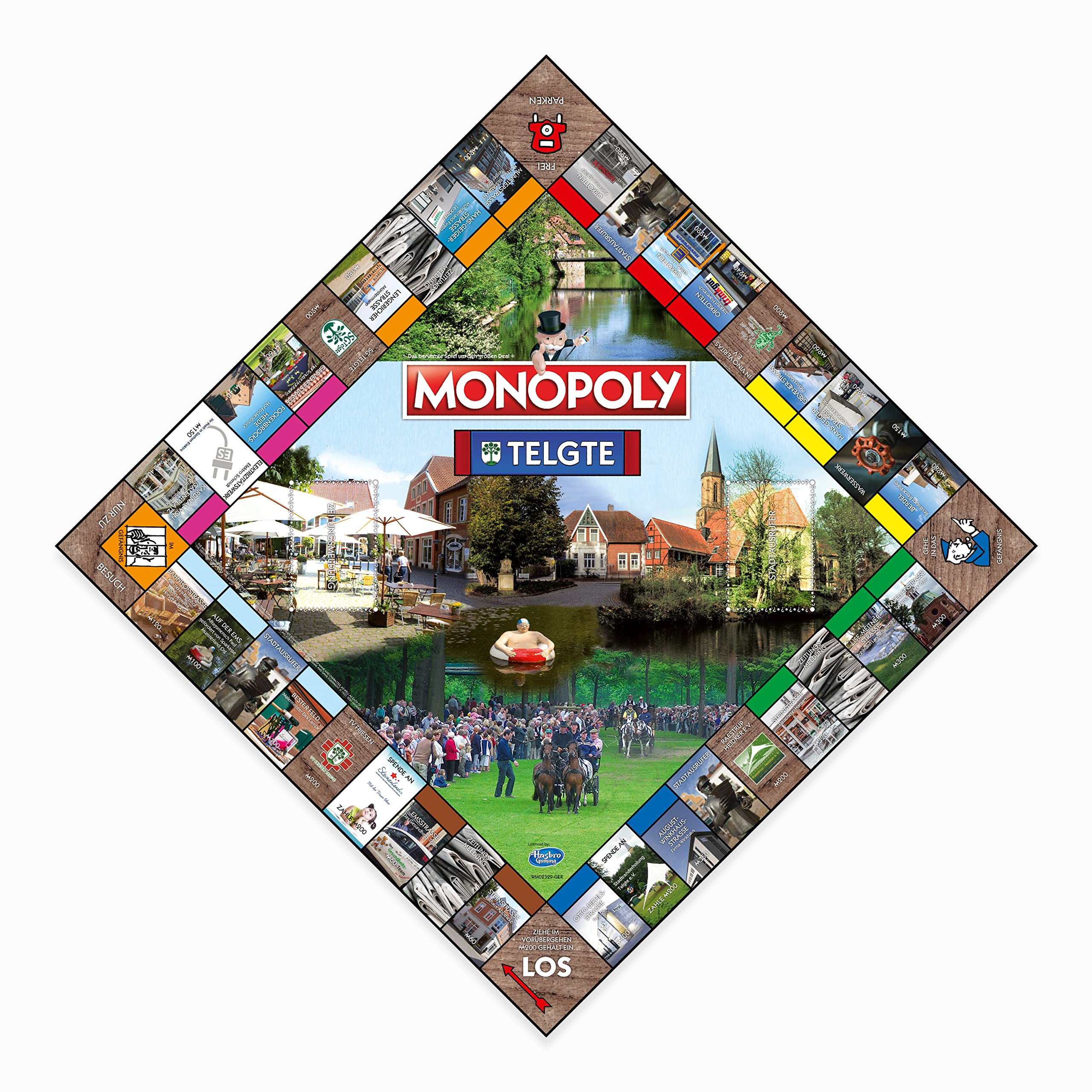 Monopoly - Telgte Brettspiel Gesellschaftsspiel Spiel Cityedition