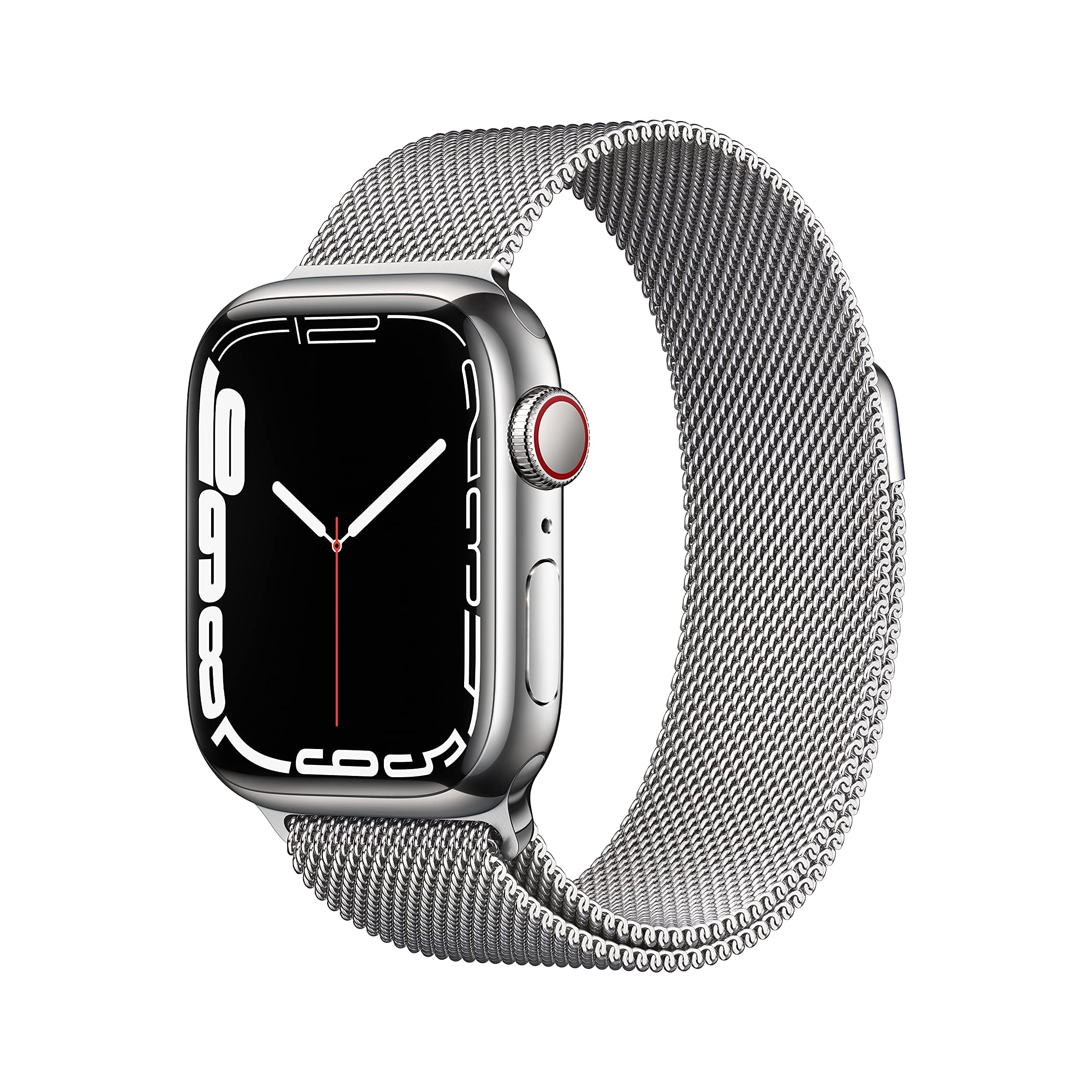 Amazon.com: Apple Watch Series 7 (GPS + Cellular, 41mm) Silver