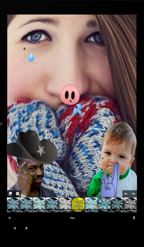 PhotoInspire! Photo and images editing to apply filters, adjust colors