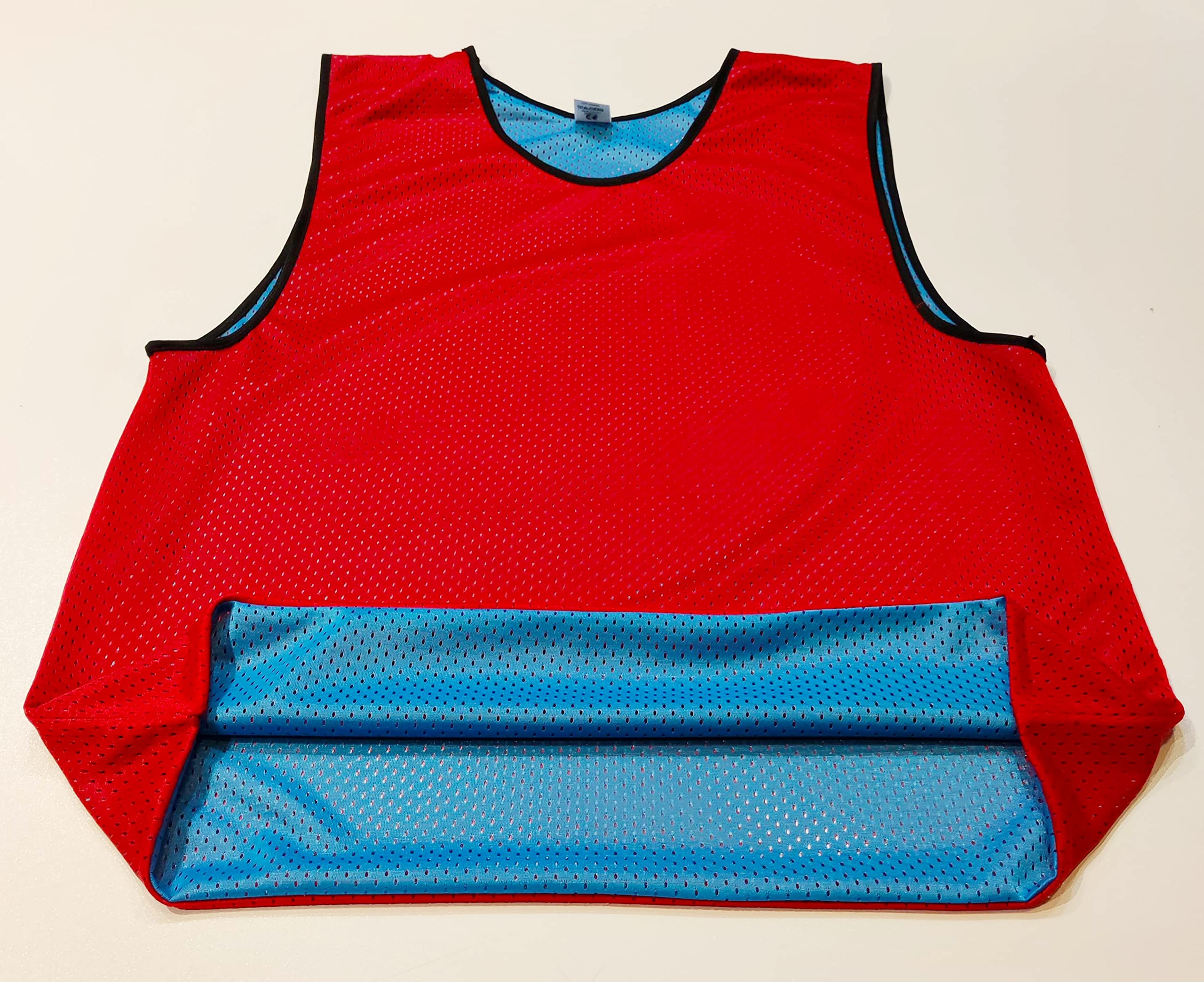 SPORSTBIBS Maillots réversible de Football, Gilets Double Face, Chasubles pour Enfants, Juniors et Adultes, Chemises de Foot, Dossard Hommes et Femmes. Variété de Tailles et Couleurs, Non Logo