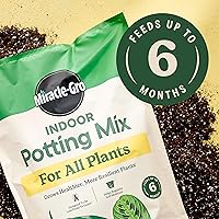 Vista 4 de Miracle-Gro Mezcla para Macetas de Interior, Alimento para Plantas de Interior y Abrillantador de Hojas - Paquete de tierra para macetas