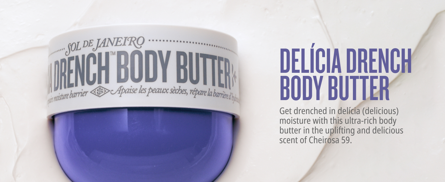 Amazon.com: Sol de Janeiro Delicia Drench Body Butter (75mL