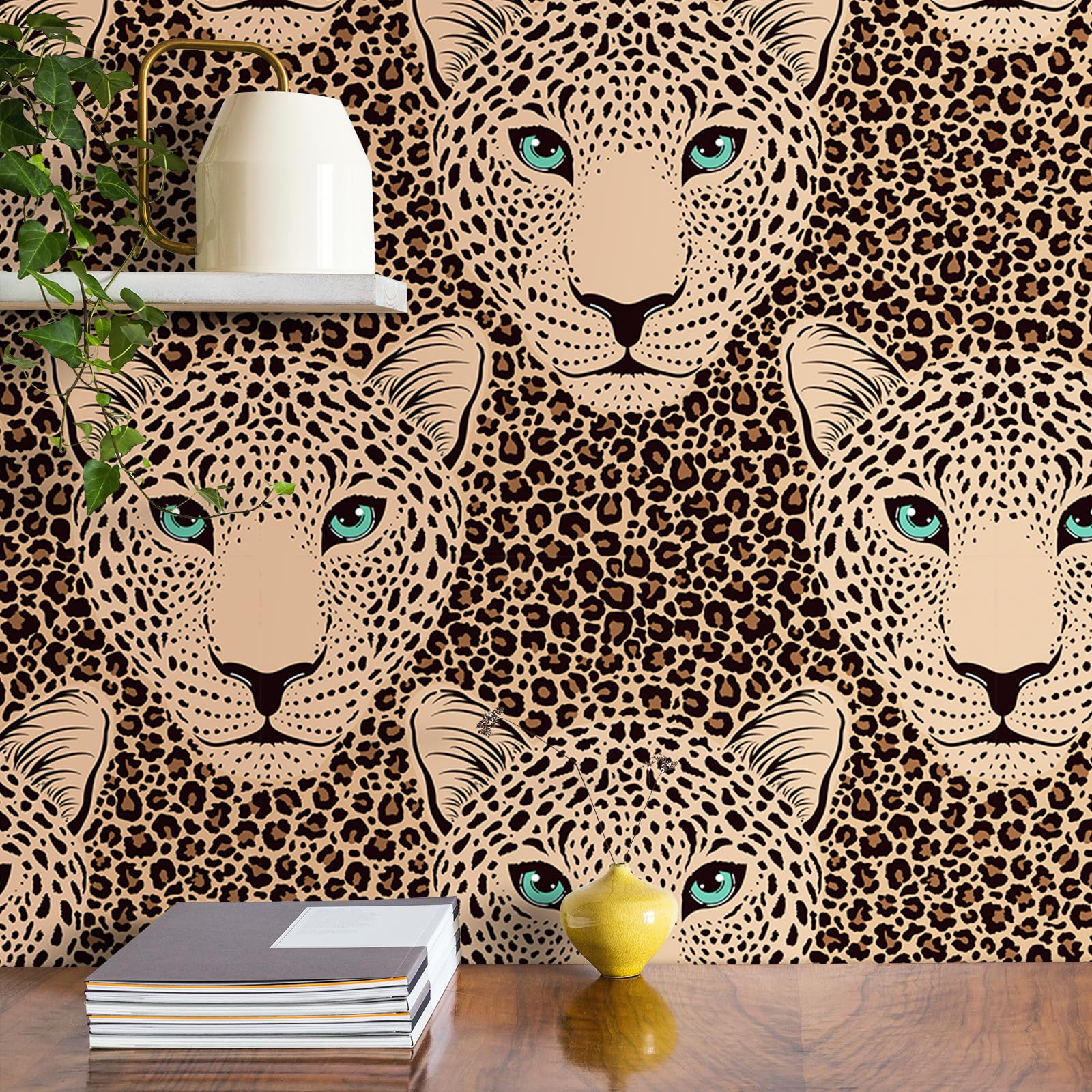 Black Leopard Pattern Peel And Stick Wallpaper / Animal Print Removable Wallpaper / Black Wallpaper - Self-adhesive Or Traditional - View #13
