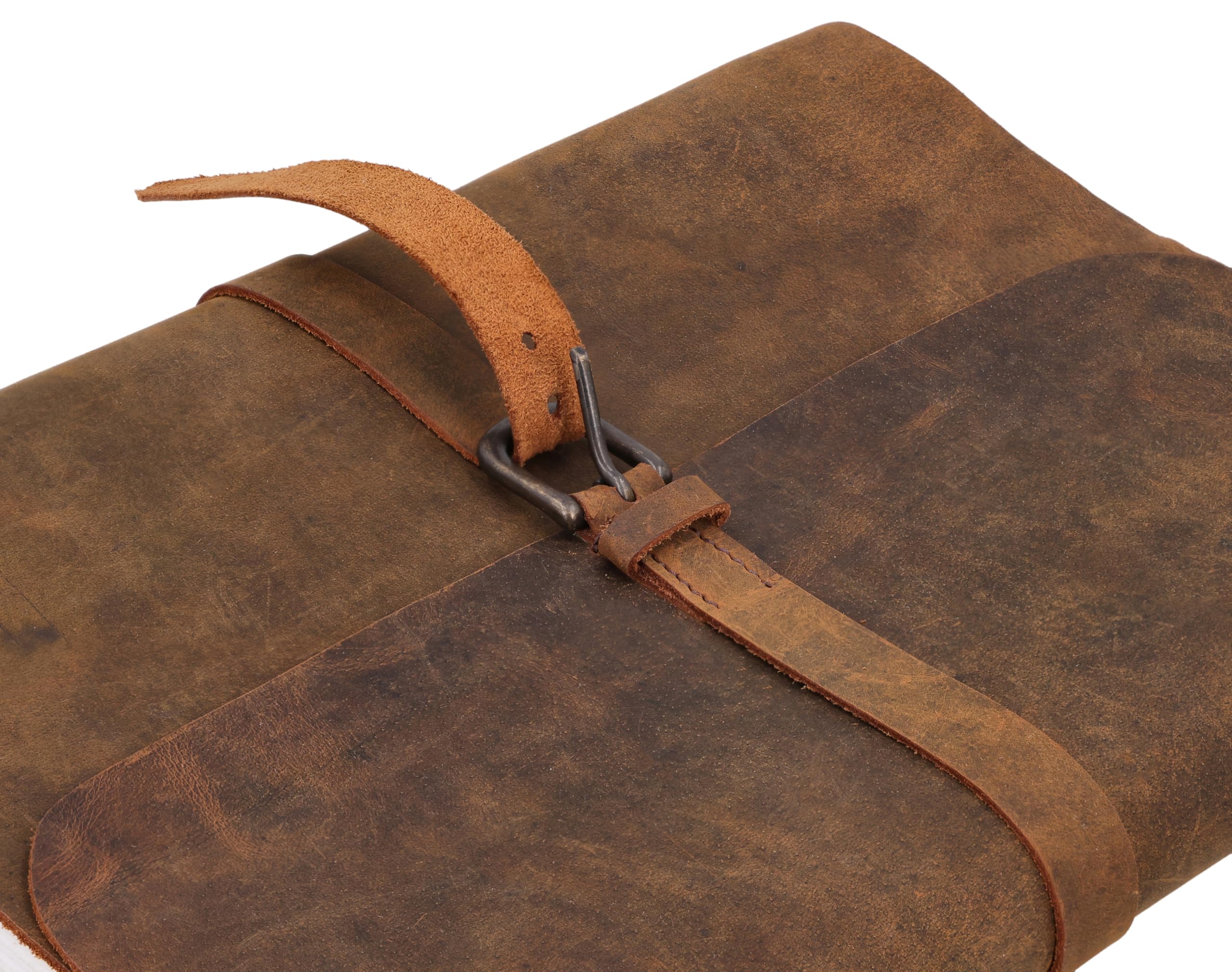 Gusti Notizbuch Leder - Tessy Notizbuch Tagebuch Vintage Braun Leder