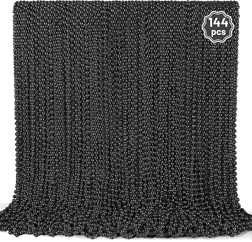 Miniatura 19 de YAXINRUI 30 piezas cuentas de Mardi Gras, collares de cuentas para fiesta de Mardi Gras, Navidad, San Patricio, regalos de fiesta, accesorios de 10