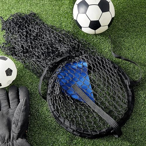 Miniatura 7 de Lenwen Objetivo de fútbol Red Top Bins Equipo de entrenamiento objetivo de fútbol para entrenamiento de objetivos, fácil de colocar y quitar, cubos