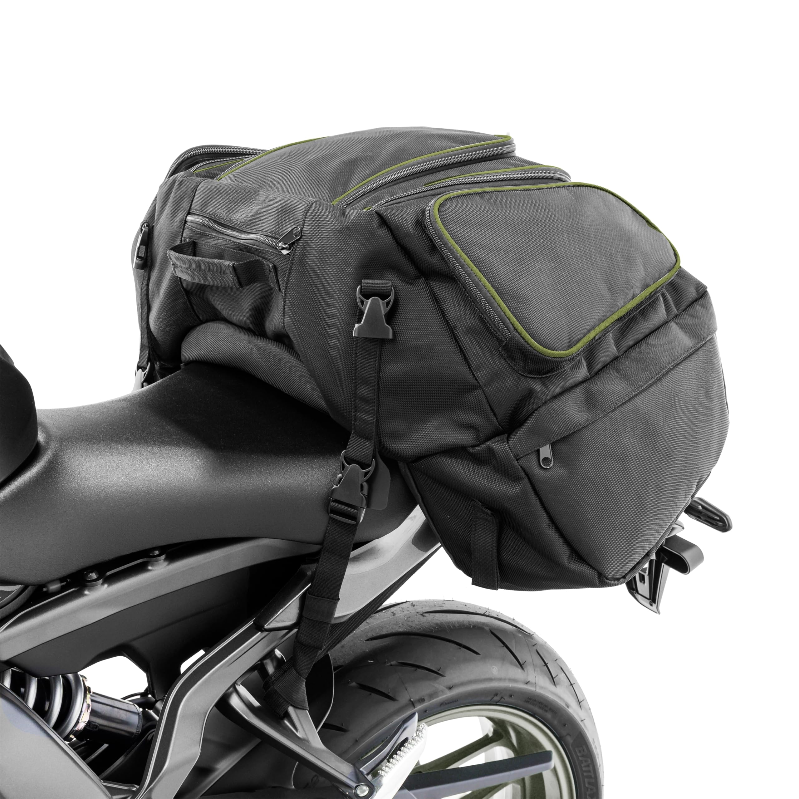 ZIEGER SCHNORR TB50 Wasserresistent Motorrad Hecktasche 50L Gepäcktasche Saddle Bag