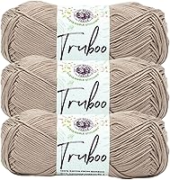 Vista 9 de (1 Madeja) Lion Brand Yarn Truboo Yarn, Aguamarina