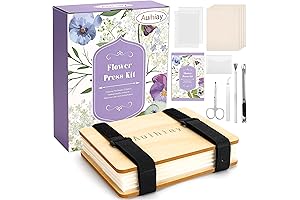 Auihiay Flower Press Kit for Adults Kids