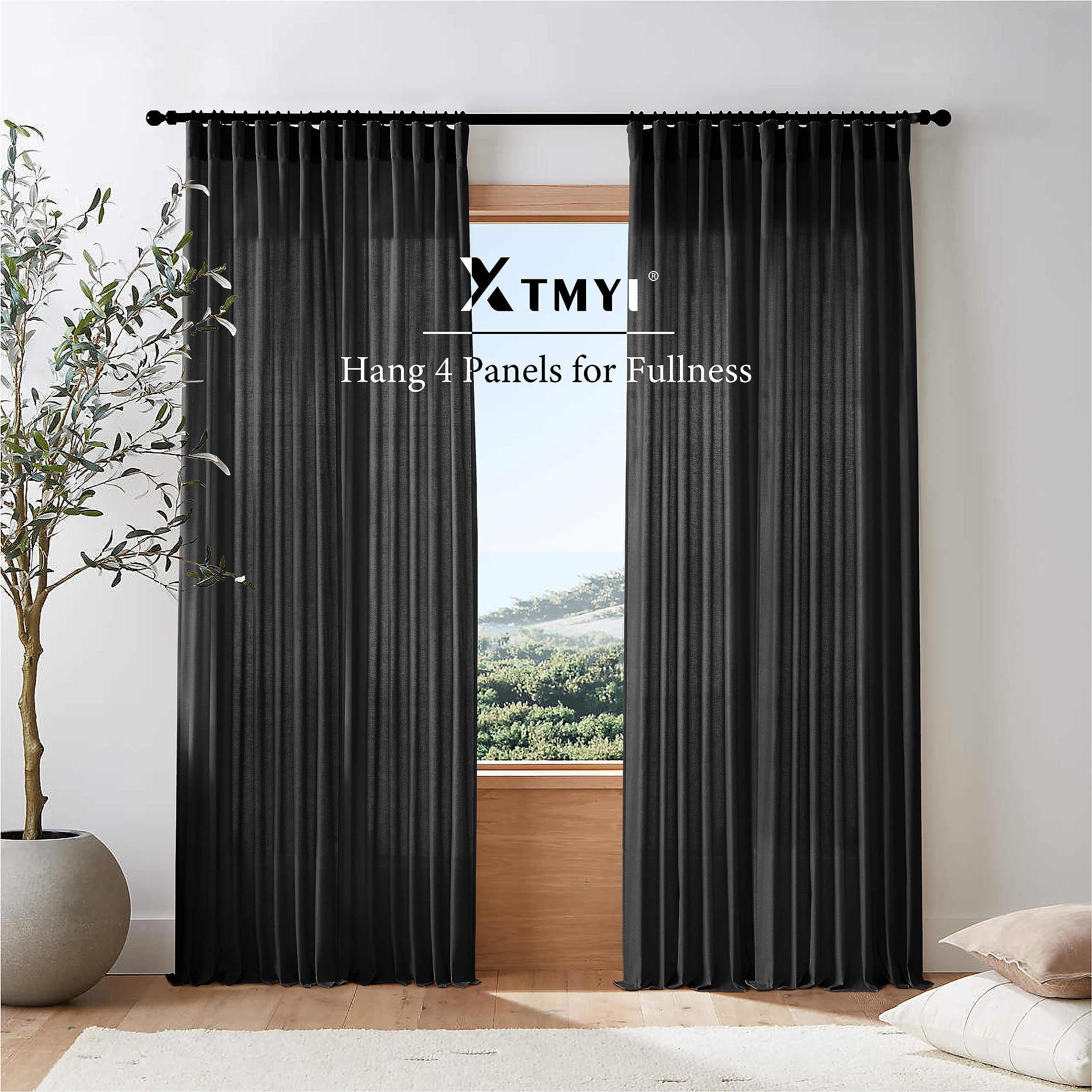 XTMYI Cortinas Pequeñas Para Ventana De Baño, Cortinas Opacas Cortas Impermeables De Cocina De 24 Pulgadas De Largo, Juegos Para Cafetería, Gris