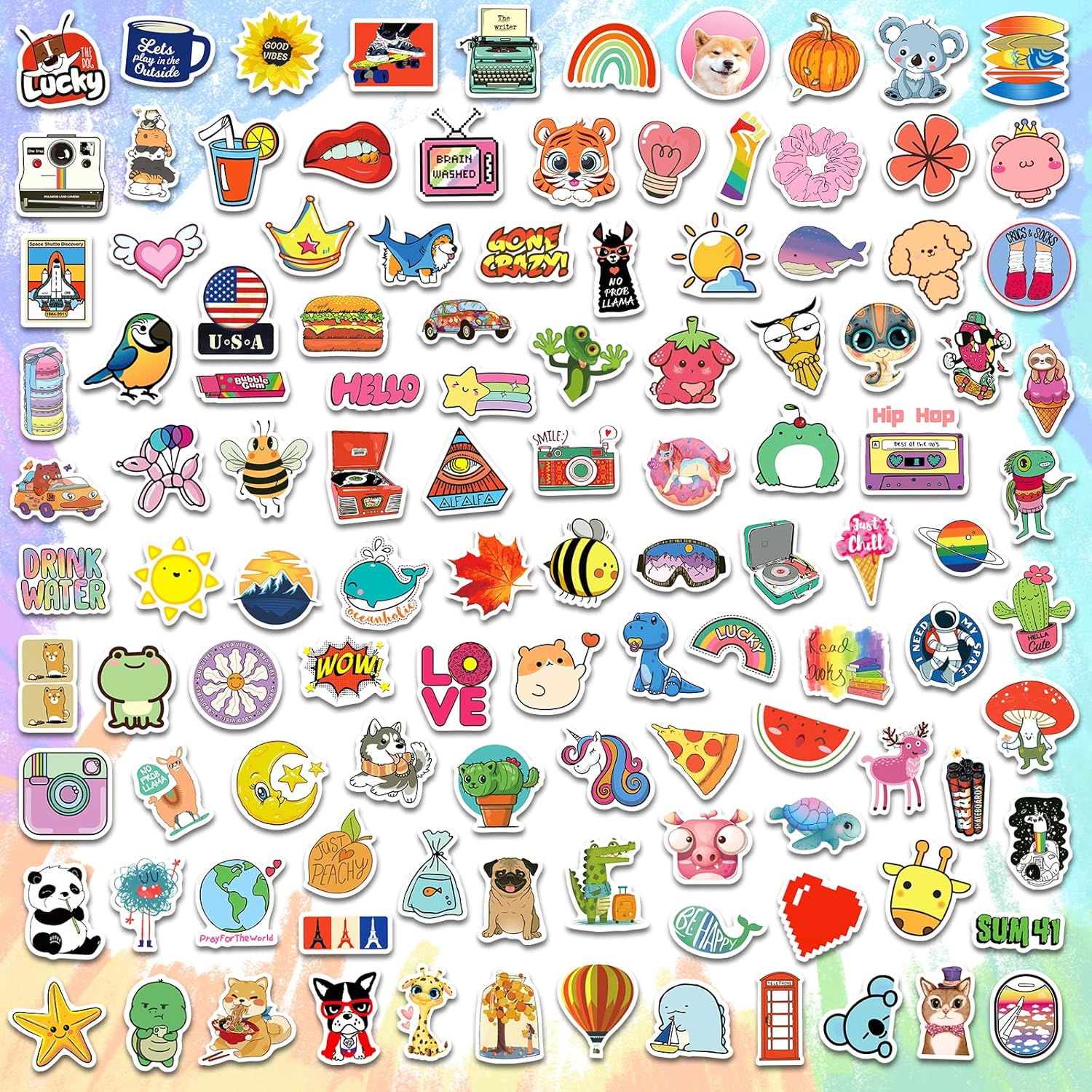 500 PCS Stickers for Kids, Waterproof Vinyl Stickers for Teens, Stickers for Water Bottles, Hydroflask Laptop Skateboard Phone Decals Stickers for Girls, Cute Stickers for Teachers Adults : Toys & Games