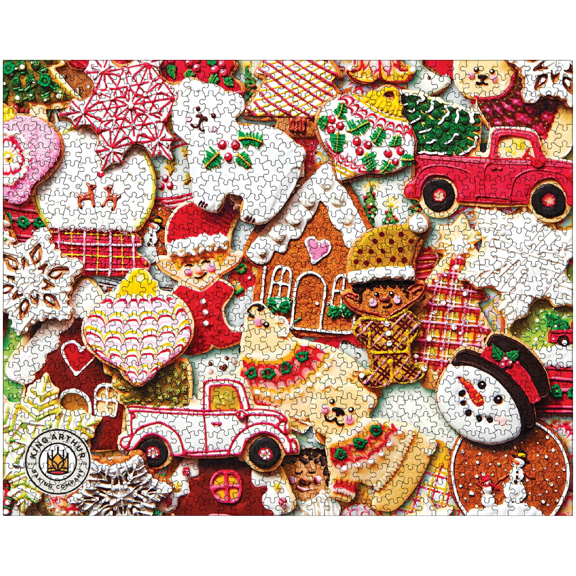 Amazon.com: White Mountain 1000 Piece Jigsaw Puzzle Winter