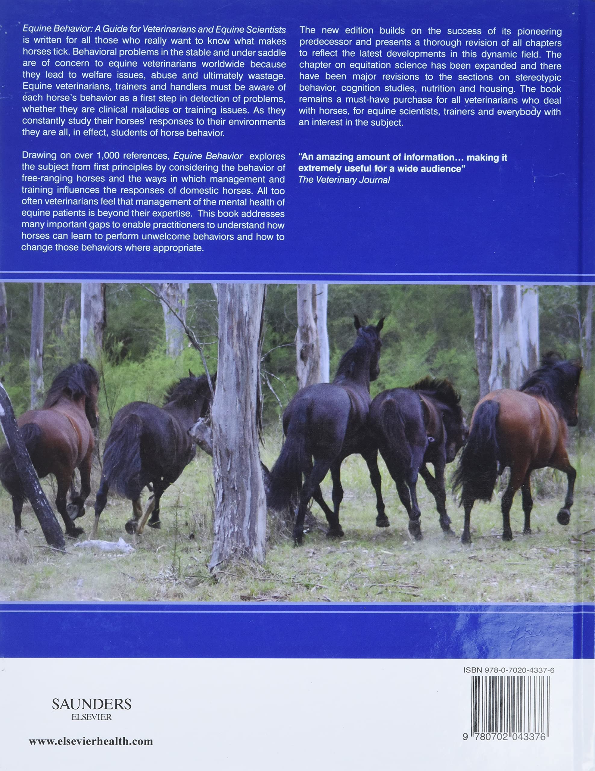 Equine Behavior: A Guide for Veterinarians and Equine Scientists
