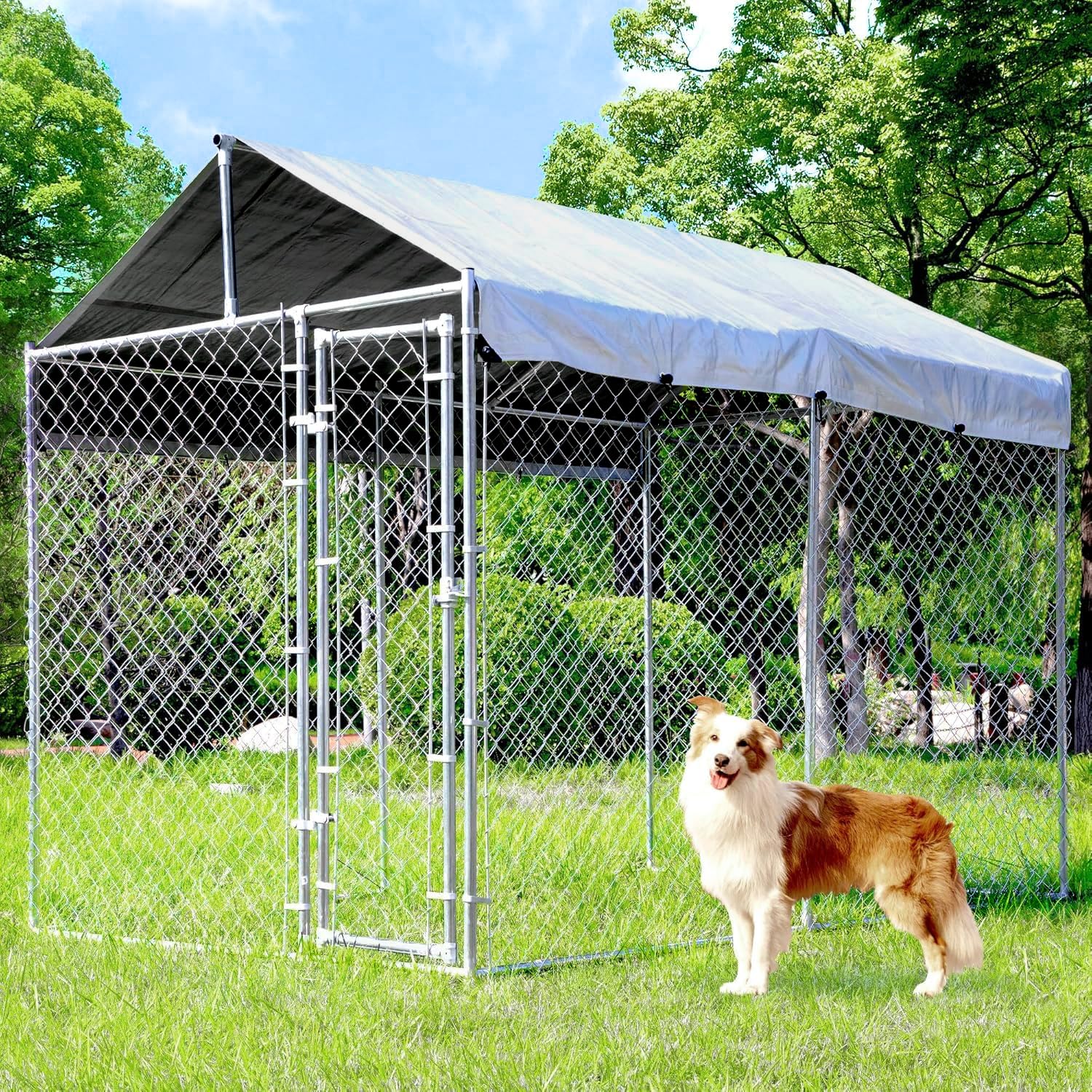 10x6x7.65 ft dog kennel Outdoor