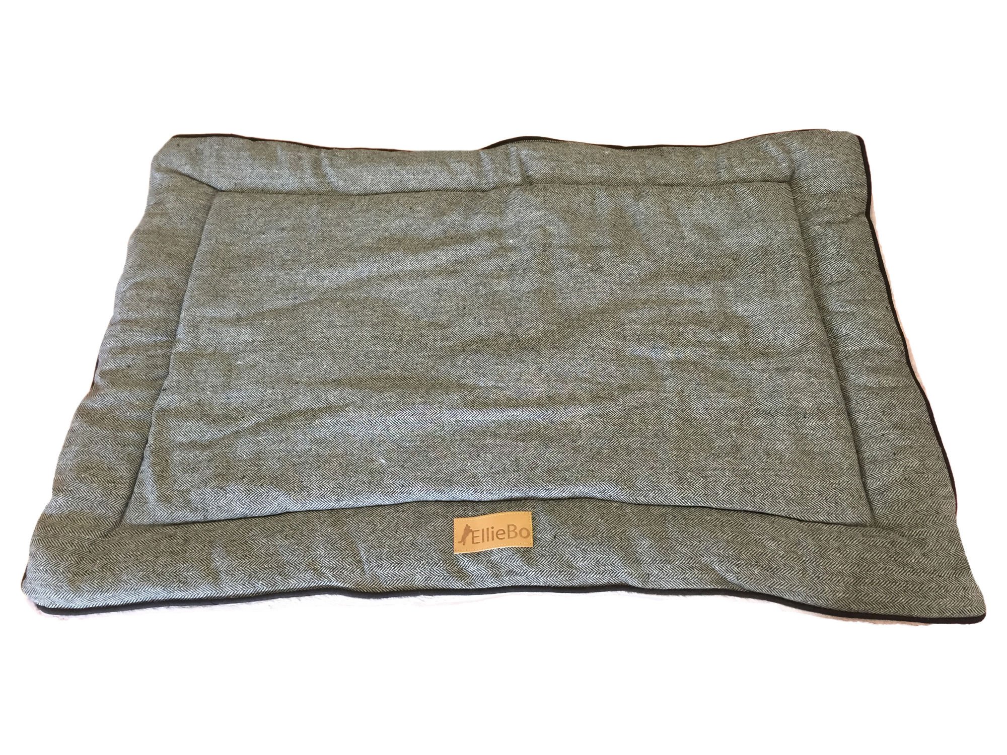 Buy EllieBo Reversible Tweed and Grey Faux Fur Mat Bed for Extra Large