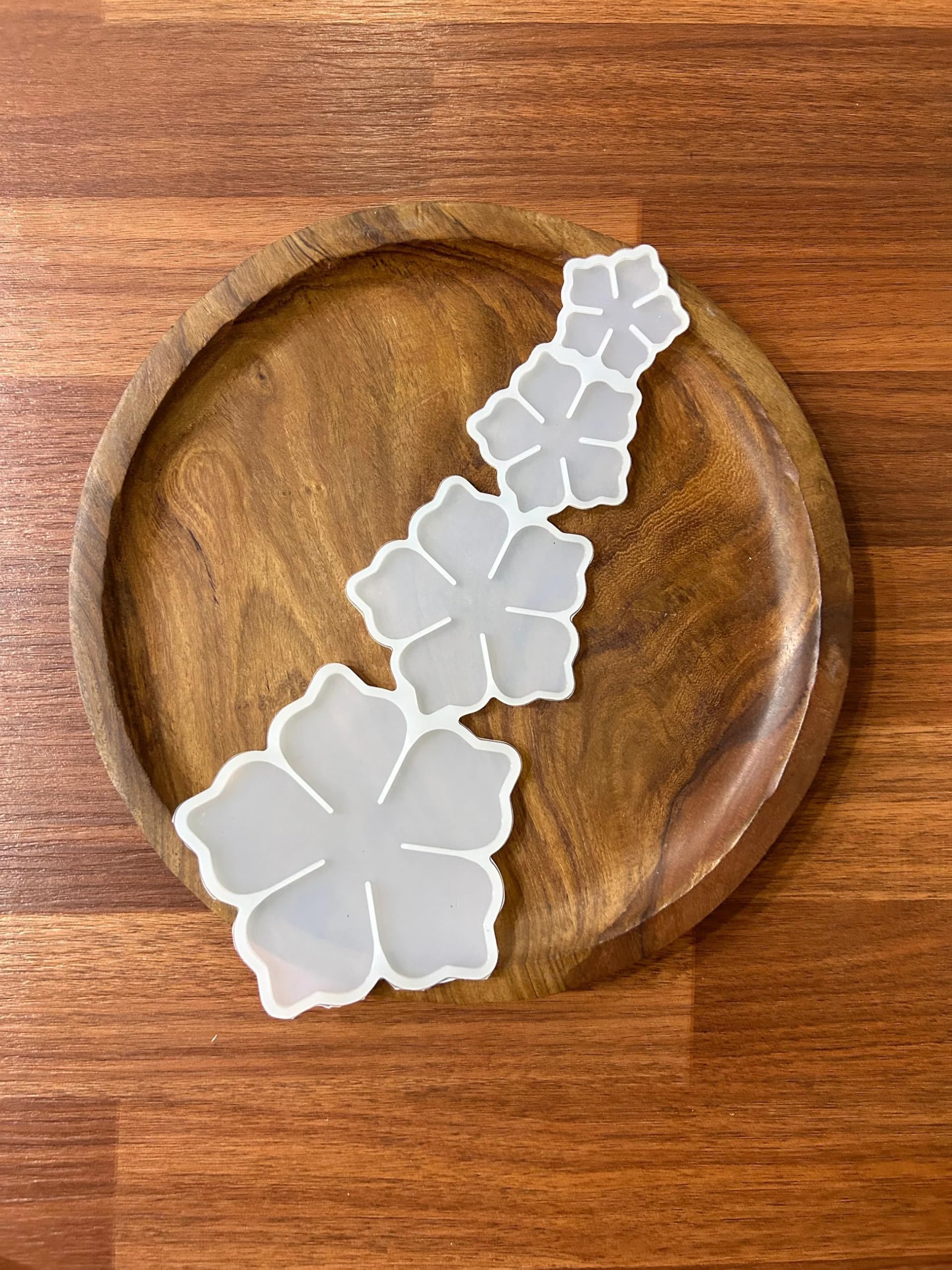 Flower Mold 4 in 1 Decorative Epoxy Resin Art Mould DIY Art and Craft