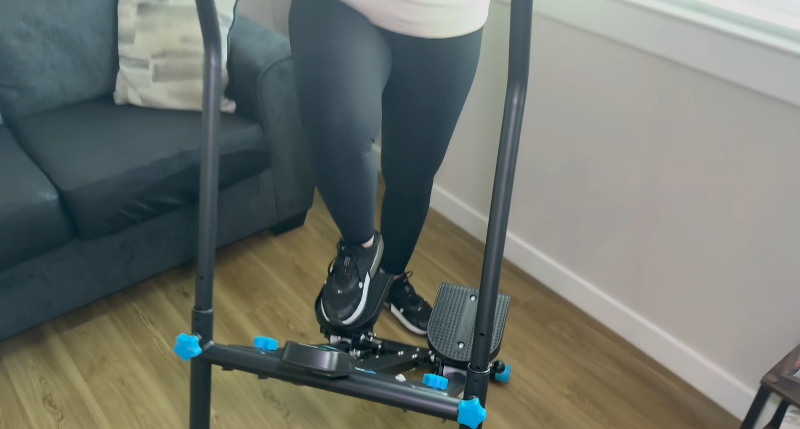 Weißer Stair Stepper Faltbar - Vertikaler Treppensteiger 41x78x133.5cm Für Zuhause