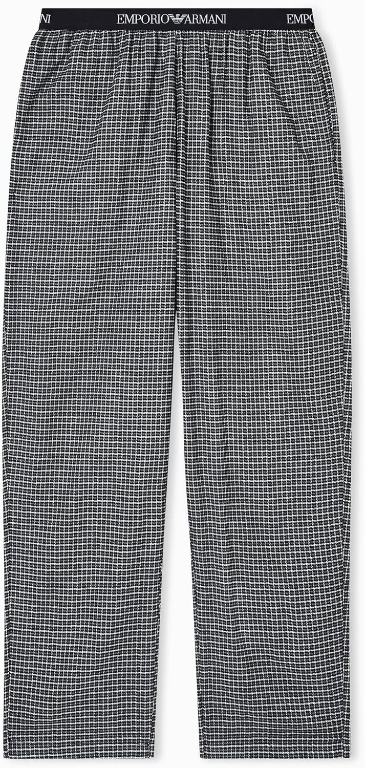 Emporio Armani Men's Classic Logo Elastic Waistband Pajama Pants