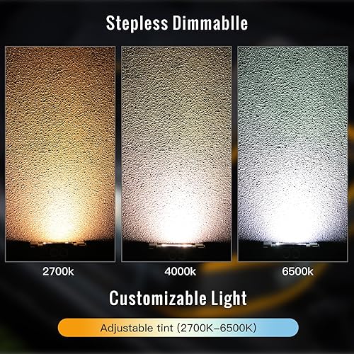 Miniatura 3 de Sofirn HS22 - Linterna frontal recargable de 2500 lúmenes, control de temperatura de color de 2700 K-6500 K, lámpara LED de alto brillo con