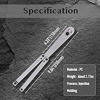 Vista 6 de Herramienta de plástico plegable, resistente y ligera, excelente equilibrio, herramienta de práctica para principiantes