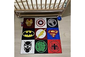 Kid's Marvel Area Rug: A Vibrant Addition to Boys' Bedrooms