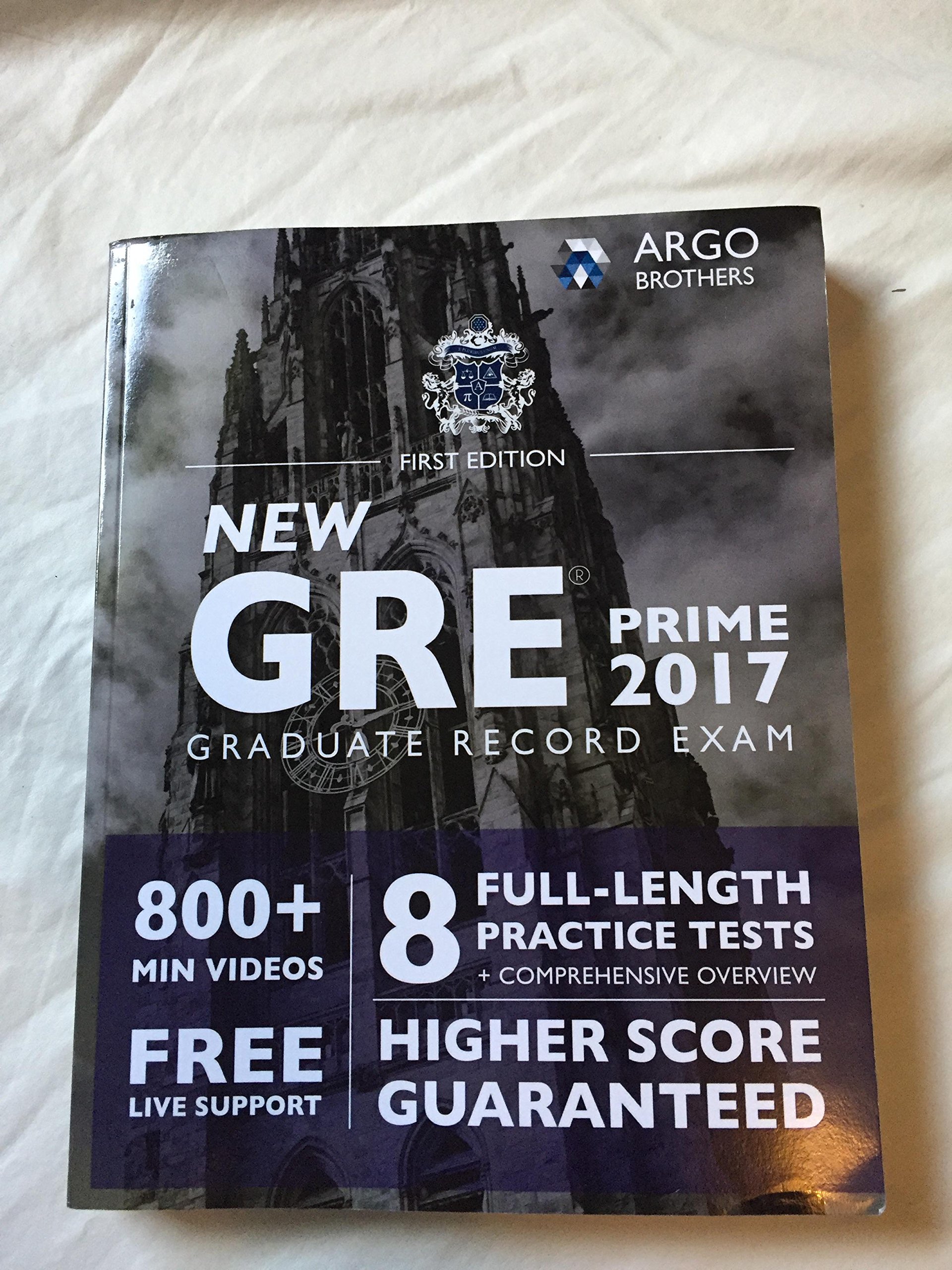 GRE Prep 2017 with 8 Practice Tests: Test Prep (Argo Brothers)