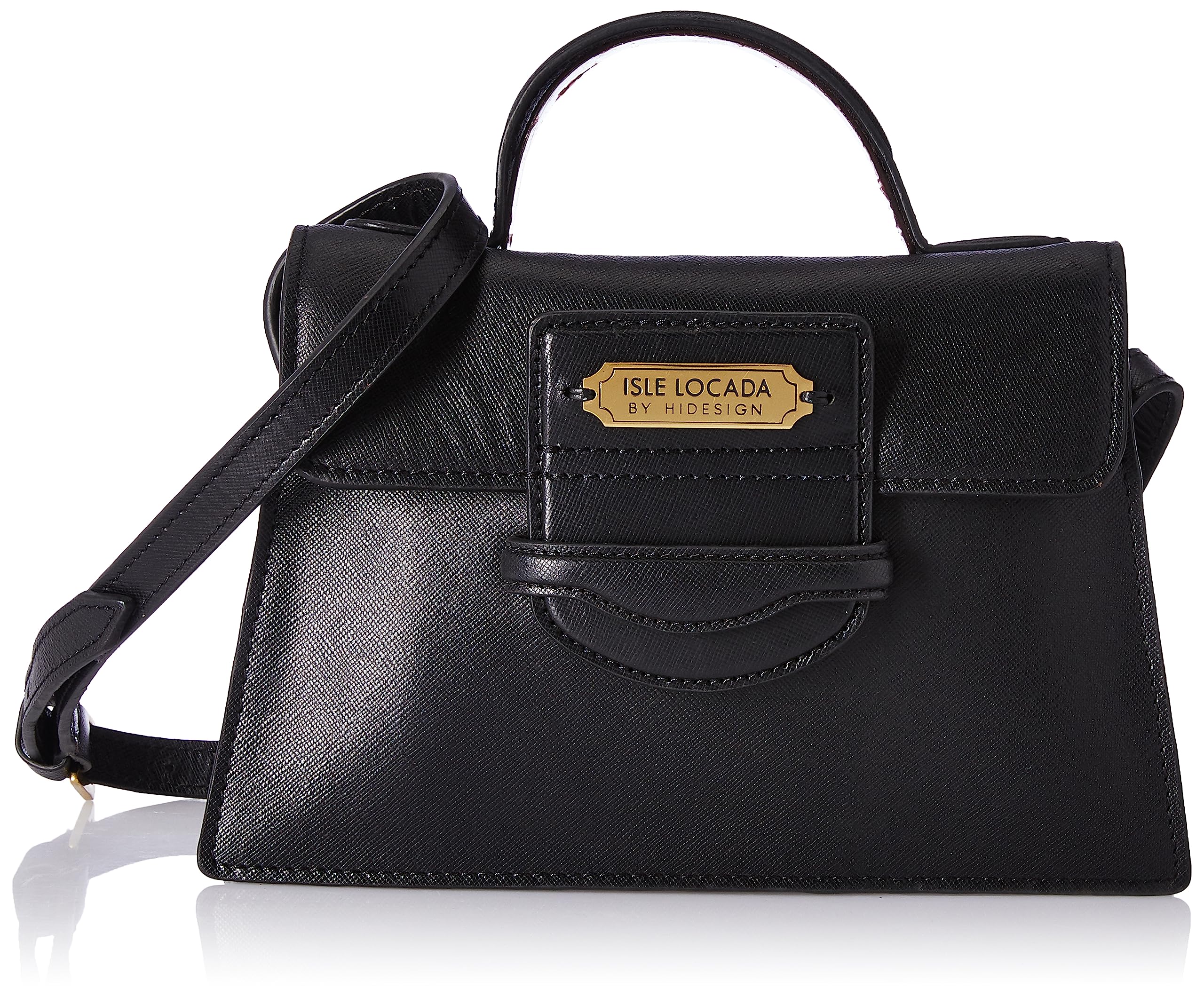 Isle Locada by Hidesign Womens Sling bag (Black) (B0C5WZG871) Amazon Price History, Amazon Price Tracker