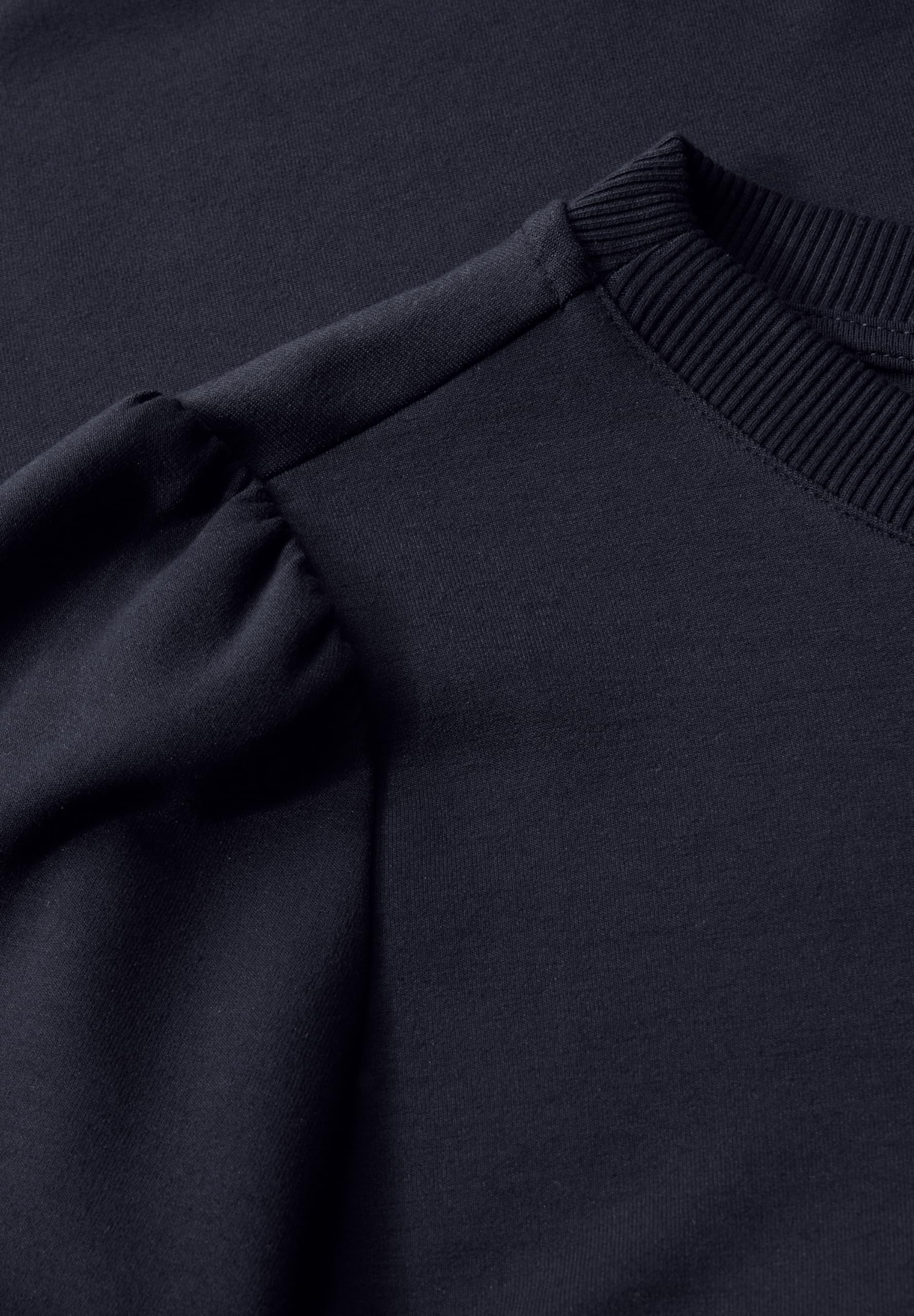 Street One Studio T-shirt z bufiastymi rękawami Dark Void Blue 36, Dark Void Blue, 36