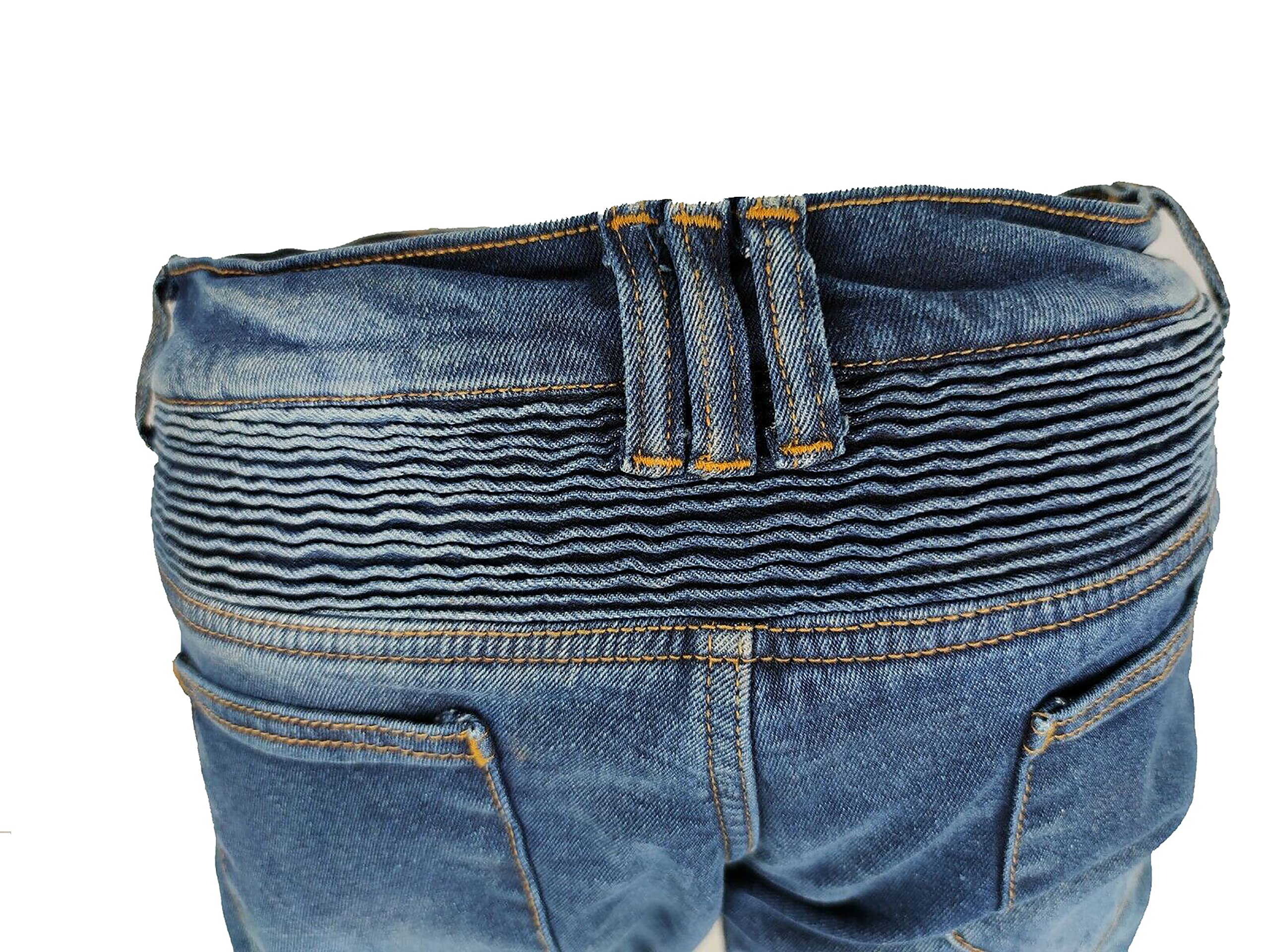 WinNet Jeans da Moto con Inserti in Kevlar Anti Abrasione da Donna
