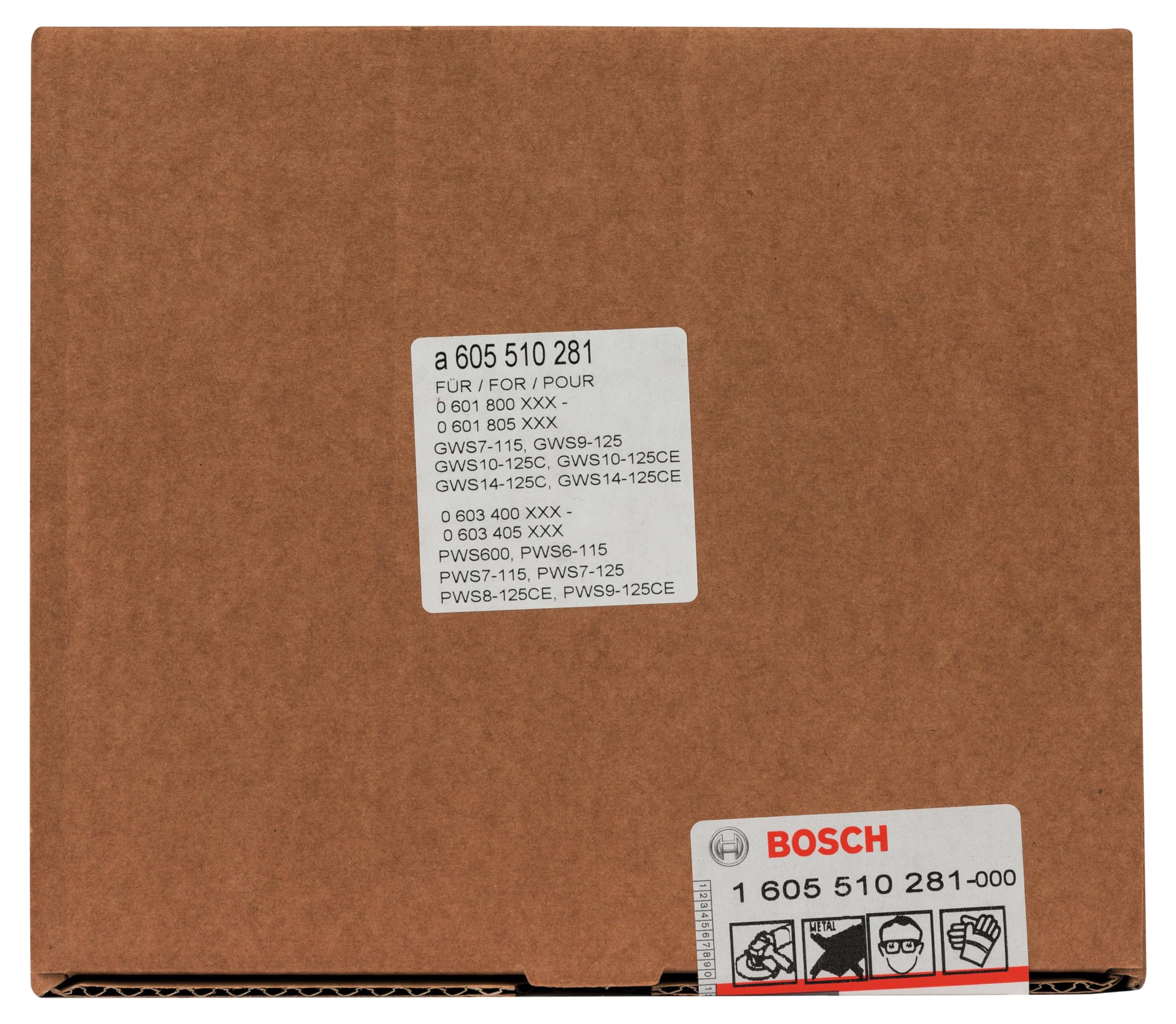 Bosch Accessories Proffesional Capot de Protection pour Meulage (Ø 125 mm, Accessoires Meuleuses Angulaires) Gris