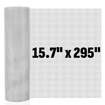 20 Mesh 304 Stainless Steel Mesh Screen, 15.7in x 295in Wire Screen Mesh
