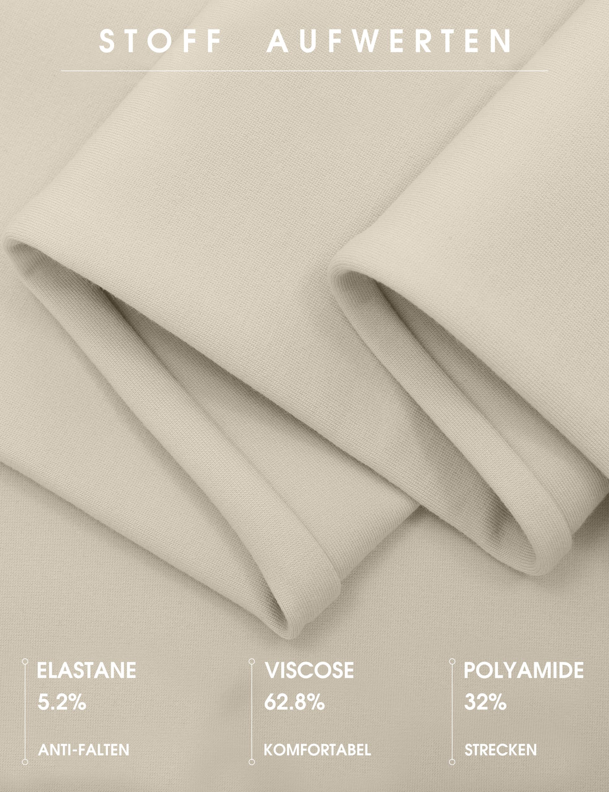 Desol Spodnie damskie do garnituru, eleganckie, długie spodnie, wysoki stan, proste spodnie z kieszeniami, szerokie nogawki, lounge, spodnie Palazzo