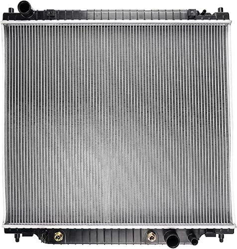 Radiador compatible con Excursion 2000-2005 6.8L, 7.3L, F250 Super Duty 1999-2004 6.8L, 7.3L, F350 Super Duty 1999-2004 6.8L, 7.3L Reemplazar CU2170