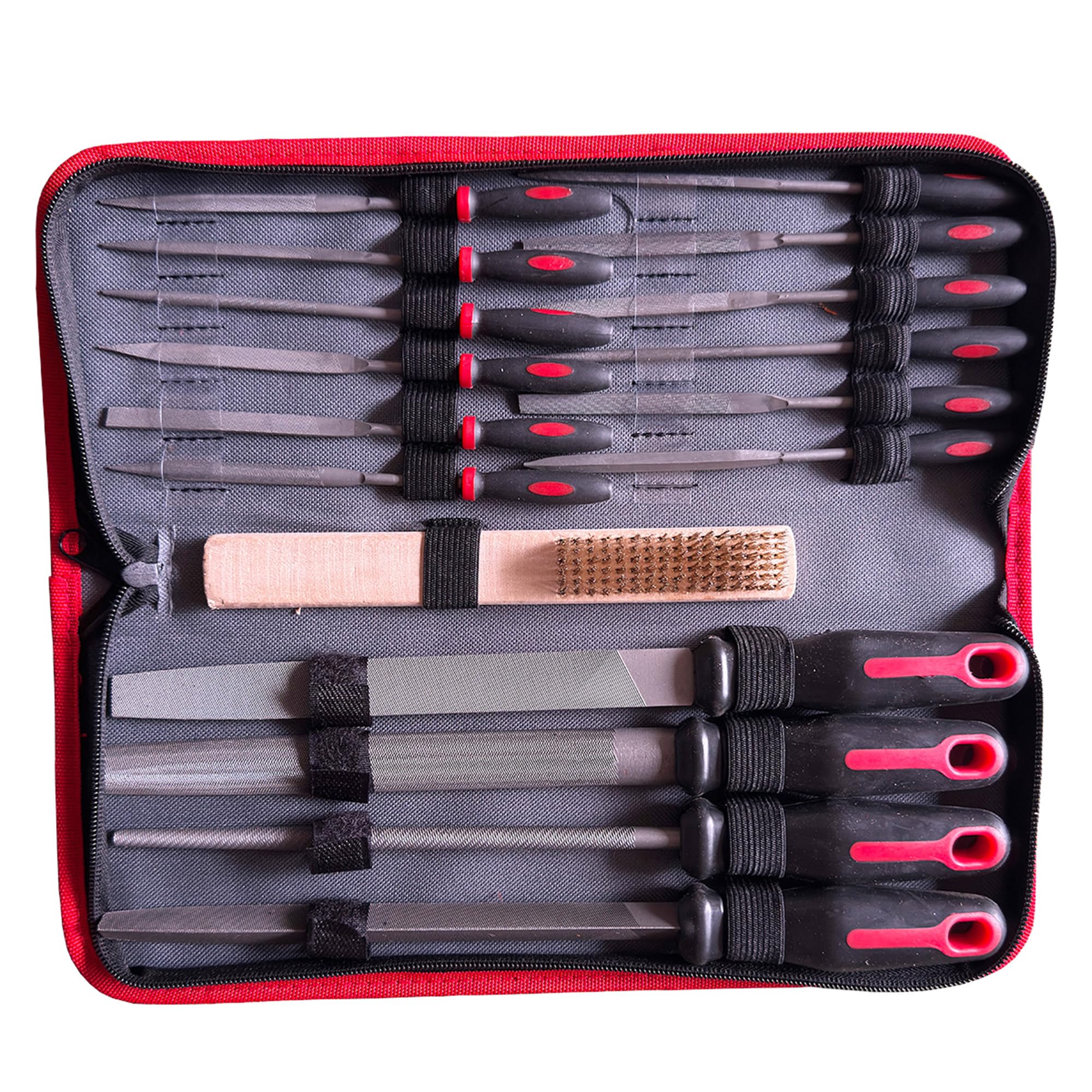Juego de 17 limas de metal de alta resistencia T12 de acero al carbono para metal, madera, acero inoxidable, plástico, herramientas de bricolaje